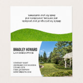 landschapsarchitectuur | residentie-achtertuin visitekaartje (Buitenkant ongevouwen)