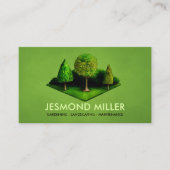 Landschapsarchitectuur Tuinieren Diensten Waterver Visitekaartje (Voorkant)