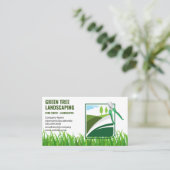 landschapsarchitectuur | Tuinieren Outdoor Logo Visitekaartje (Staand voorkant)