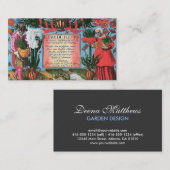 Landschapsarchitectuur, tuinontwerp visitekaartje (Voorkant / Achterkant)