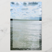 Landschapsarchitectuur van Long Island Beach Briefpapier (Voorkant)