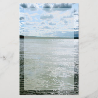 Landschapsarchitectuur van Long Island Beach Briefpapier