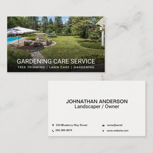 Landschapsarchitectuur Visitekaartje (Voorkant / Achterkant)