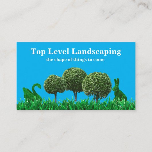 Landschapsarchitectuur Visitekaartje (Voorkant)