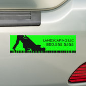 landschapsarchitectuur voor groene streak bumpersticker (Op auto)