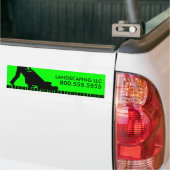 landschapsarchitectuur voor groene streak bumpersticker (Op Truck)