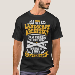 Landschapsarchitectuur voor landschapsarchitectuur t-shirt