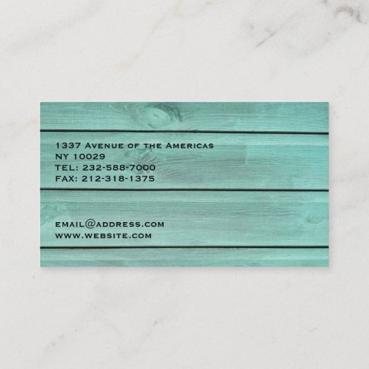 landschapsarchitectuur voor tuinbouw visitekaartje (Achterkant)