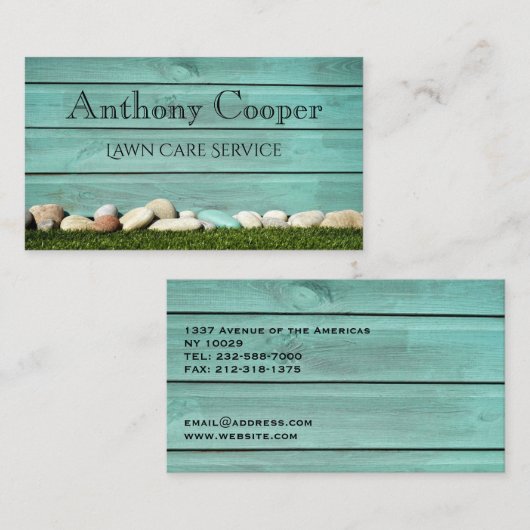 landschapsarchitectuur voor tuinbouw visitekaartje (Voorkant / Achterkant)