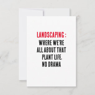 Landschapsarchitectuur Waar we allemaal zijn over Bedankkaart