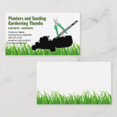 landschapsarchitectuur | zitgrasmaaier | Trimmers Visitekaartje (Voorkant / Achterkant)