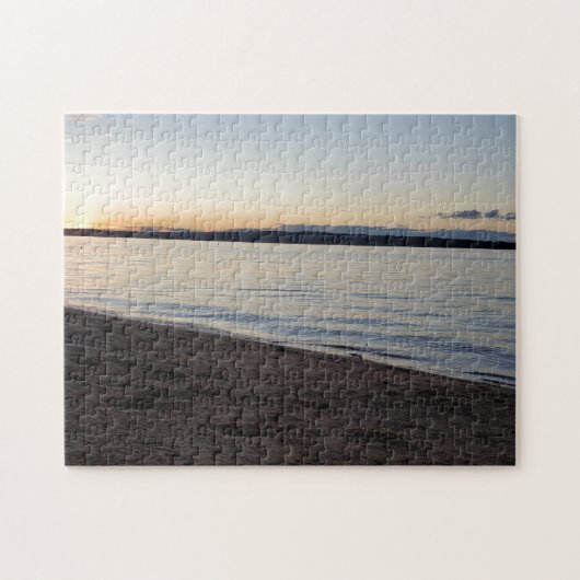 Landschapsbaai Zonnehoogwaterpuzzel Legpuzzel (Horizontaal)
