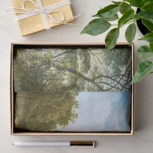  landschapsbomen en ontkoppeling van het luchtruim tissuepapier (Geschenk)