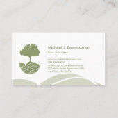 landschapsboomservice gazon Care Gardener Visitekaartje (Achterkant)