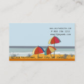 Landschapsboot Sailboat Vacking Travel Visitekaartje (Achterkant)