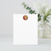 LandschapsButton - Kokopelli Moon Feather 1 (Staand voorkant)