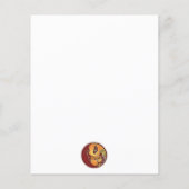 LandschapsButton - Kokopelli Moon Feather 1 (Achterkant)