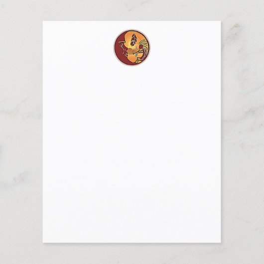 LandschapsButton - Kokopelli Moon Feather 1 (Voorkant)