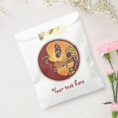 LandschapsButton - Kokopelli Moon Feather 1 Bedankzakje (Gezegeld)