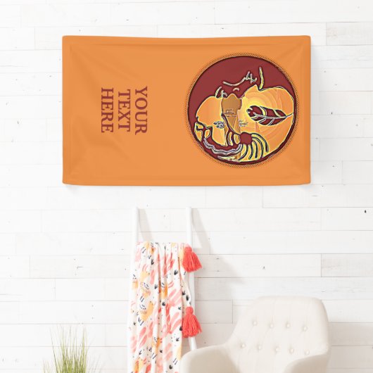 LandschapsButton - Kokopelli Moon Feather 1 Spandoek (Insitu)