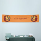 LandschapsButton - Kokopelli Moon Feather 1 Spandoek (Beurs)