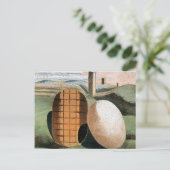 Landschapscompositie beroemd schilderij van Paul N Briefkaart (Staand voorkant)