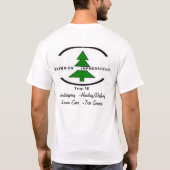 Landschapsdemo T-shirt (Achterkant)