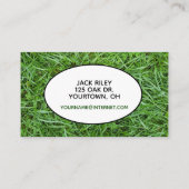 Landschapsdienst grasmaaien visitekaartje (Achterkant)