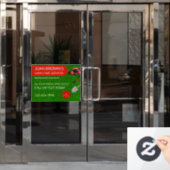 Landschapsdiensten | Gazonverzorging & Tuinontwerp Raamsticker (Kantoordeur)