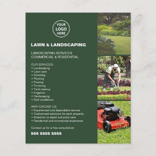 Landschapsdiensten Groen Bedrijf Flyer (Voorkant)
