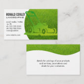 Landschapsdiensten | Maaier icoon Visitekaartje (Voorkant / Achterkant)