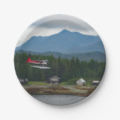 Landschapsfoto Alaska Floatplane Papieren Bordje (Voorkant)