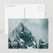 Landschapsfoto Arctic Mountain Briefkaart (Voorkant / Achterkant)