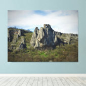 Landschapsfoto Canvas Print (Insitu (Houten vloer))
