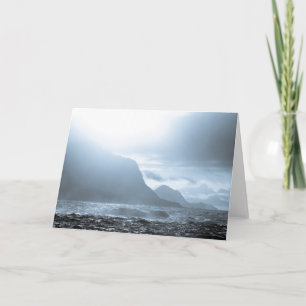 Landschapsfoto langs de kust kaart