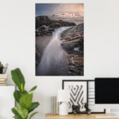 Landschapsfoto langs de kust poster (Thuiskantoor)