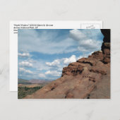 Landschapsfoto Noord-raam Arch Utah Briefkaart (Voorkant / Achterkant)