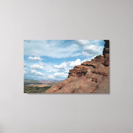 Landschapsfoto Noord-raam Arch Utah Canvas Afdruk (Voorkant)
