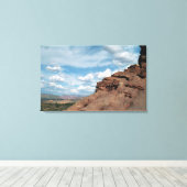Landschapsfoto Noord-raam Arch Utah Canvas Afdruk (Insitu (Houten vloer))