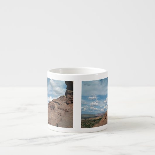 Landschapsfoto Noord-raam Arch Utah Espresso Kop (Voorkant)