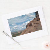 Landschapsfoto Noord-raam Arch Utah Rechthoekige Sticker (Envelop)