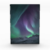 Landschapsfoto Noordelijke lichten Fotoblokken (Voorkant)