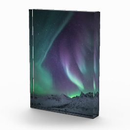 Landschapsfoto Noordelijke lichten Fotoblokken