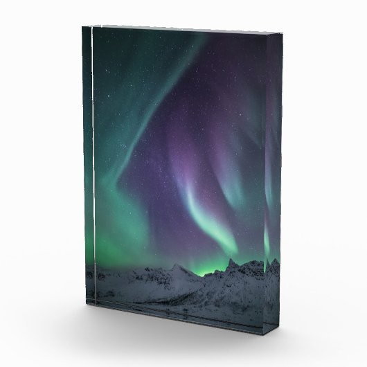 Landschapsfoto Noordelijke lichten Fotoblokken (Rechts)