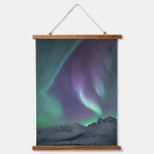 Landschapsfoto Noordelijke lichten Hangend Wandkleed (Voorkant)