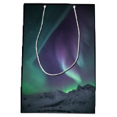 Landschapsfoto Noordelijke lichten Medium Cadeauzakje (Achterkant)