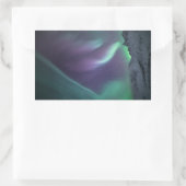 Landschapsfoto Noordelijke lichten Rechthoekige Sticker (Tas)