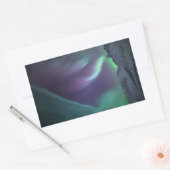 Landschapsfoto Noordelijke lichten Rechthoekige Sticker (Envelop)