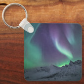 Landschapsfoto Noordelijke lichten Sleutelhanger (Voorkant)