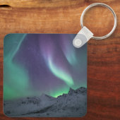 Landschapsfoto Noordelijke lichten Sleutelhanger (Achterkant)